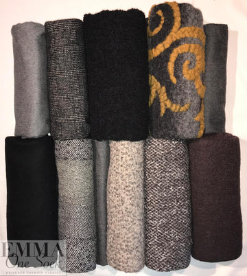 bundle, wool bits, 11 small cuts, 7 lbs