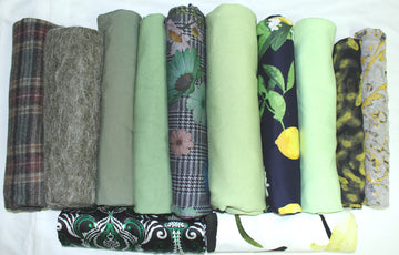 bundle, green/yellow, 12 small cuts, 5 lbs