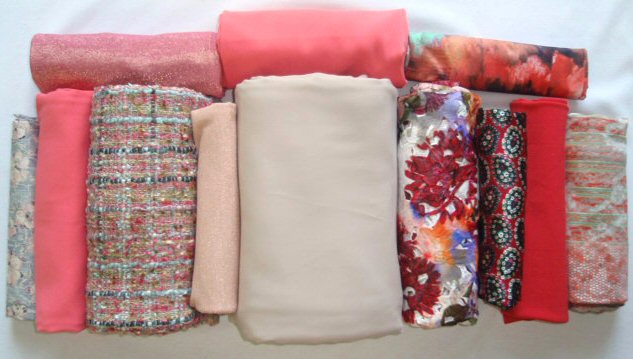 bundle, pinks, 12 small cuts, 6 lbs