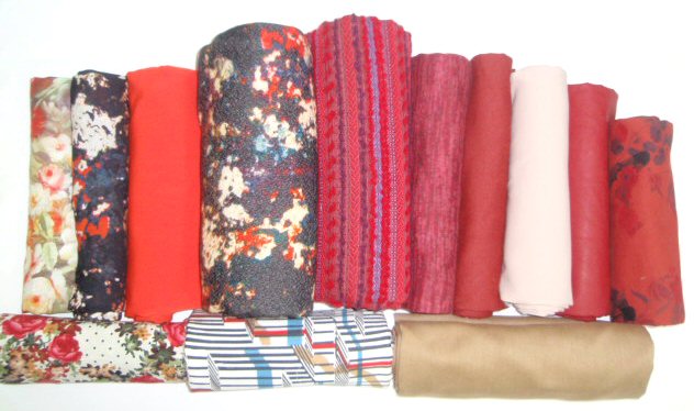bundle, red and friends, 13 small cuts, 6 lbs