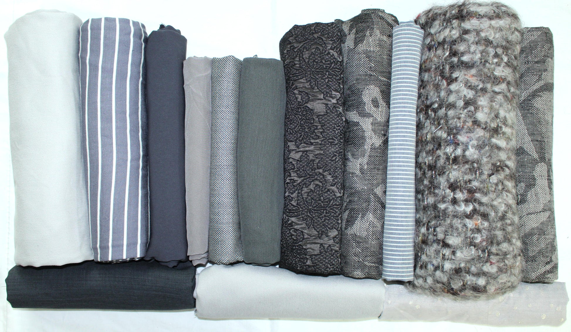 bundle, grays, 14 small cuts, 5 lbs