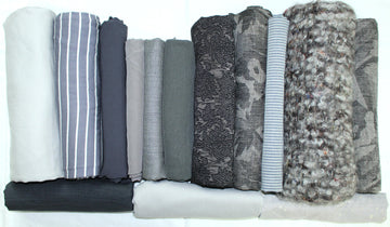 bundle, grays, 14 small cuts, 5 lbs