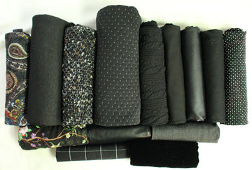 bundle, blacks, 14 small cuts, 7 lbs
