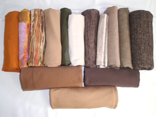 bundle, rustic tones, 14 small cuts, 9 lbs