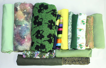 bundle, green/yellow, 15 small cuts, 6 lbs