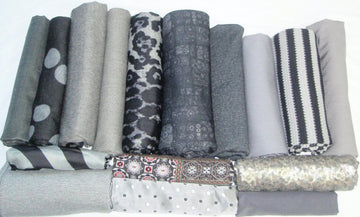 bundle, gray/silver tones, 16 small cuts, 7 lbs