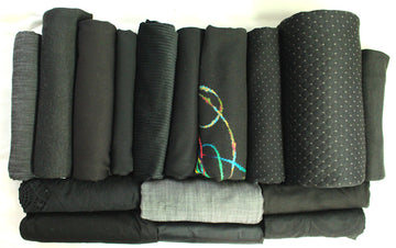 bundle, blacks, 16 small cuts, 8 lbs