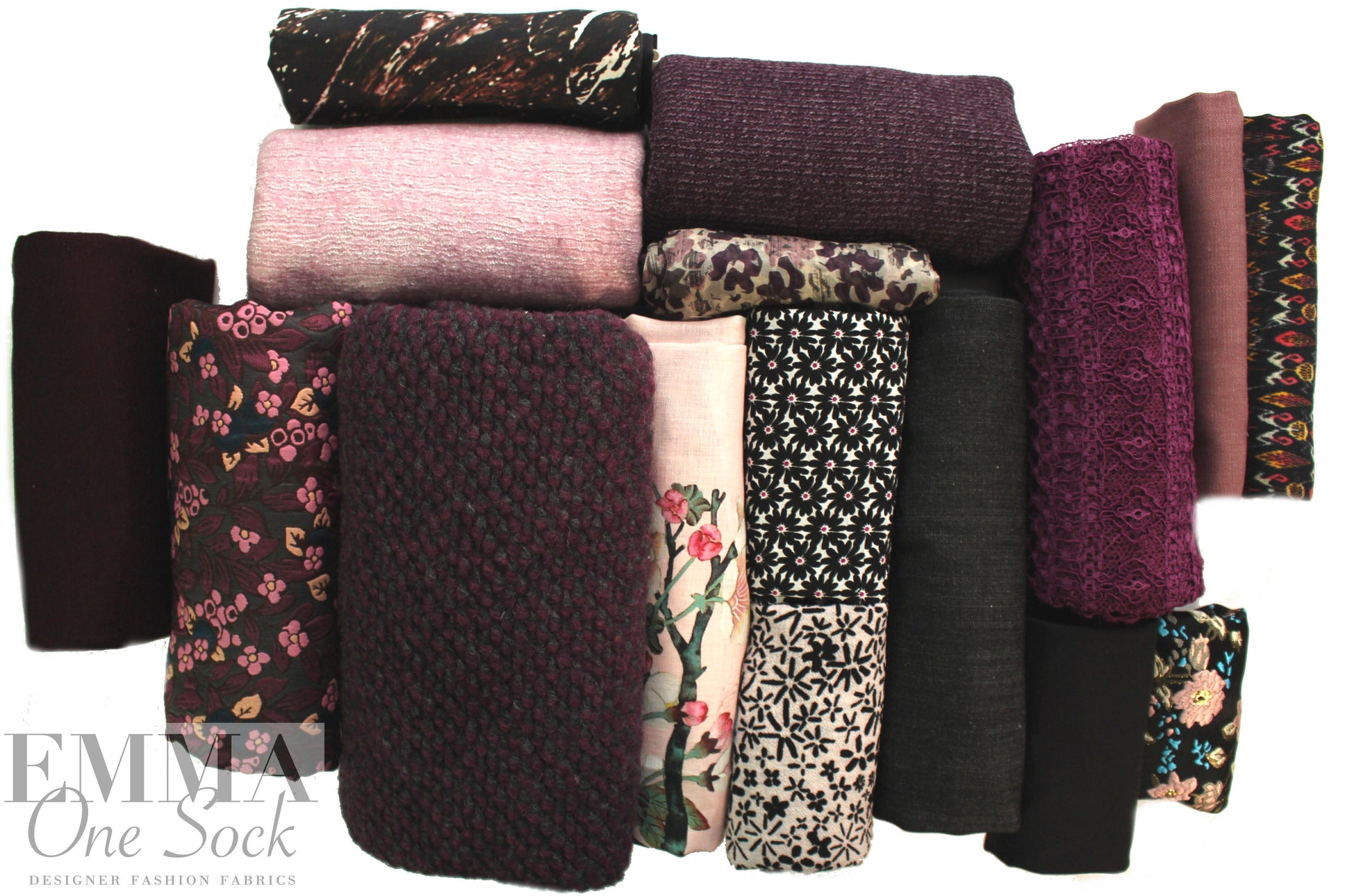 bundle, plum, 16 small cuts, 5 lbs