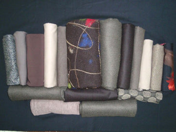 bundle, dark brown, 17 small cuts, 7 lbs