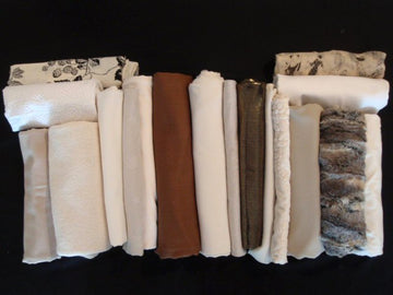 bundle, cream/earth, 18 small cuts, 11 lbs