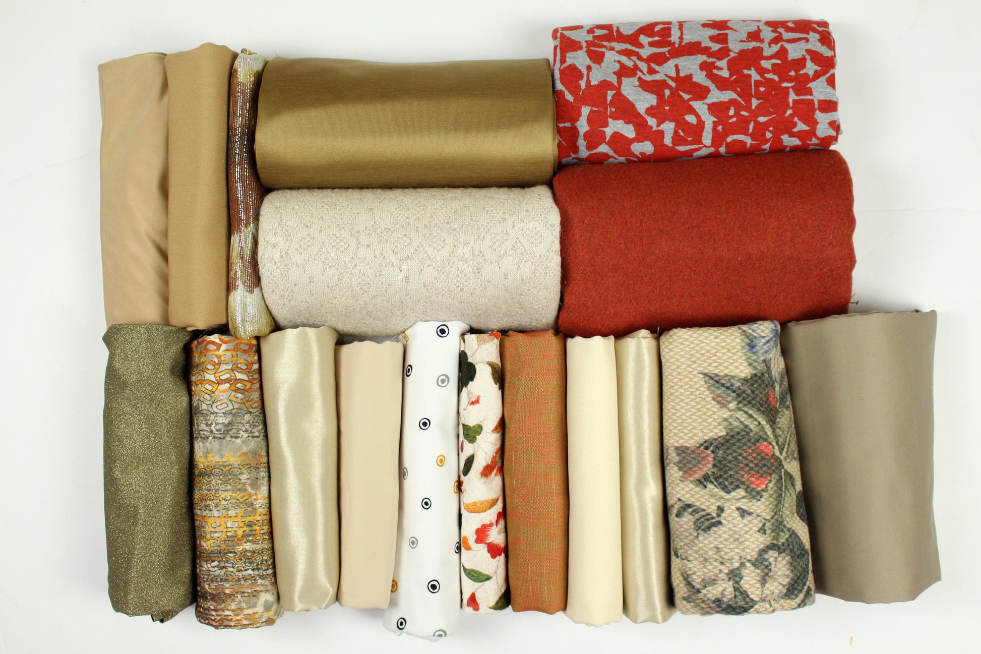 bundle, bittersweet/camel, 18 small cuts, 7 lbs