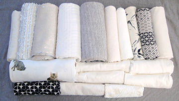 bundle, cream tones, 18 small cuts, 8 lbs