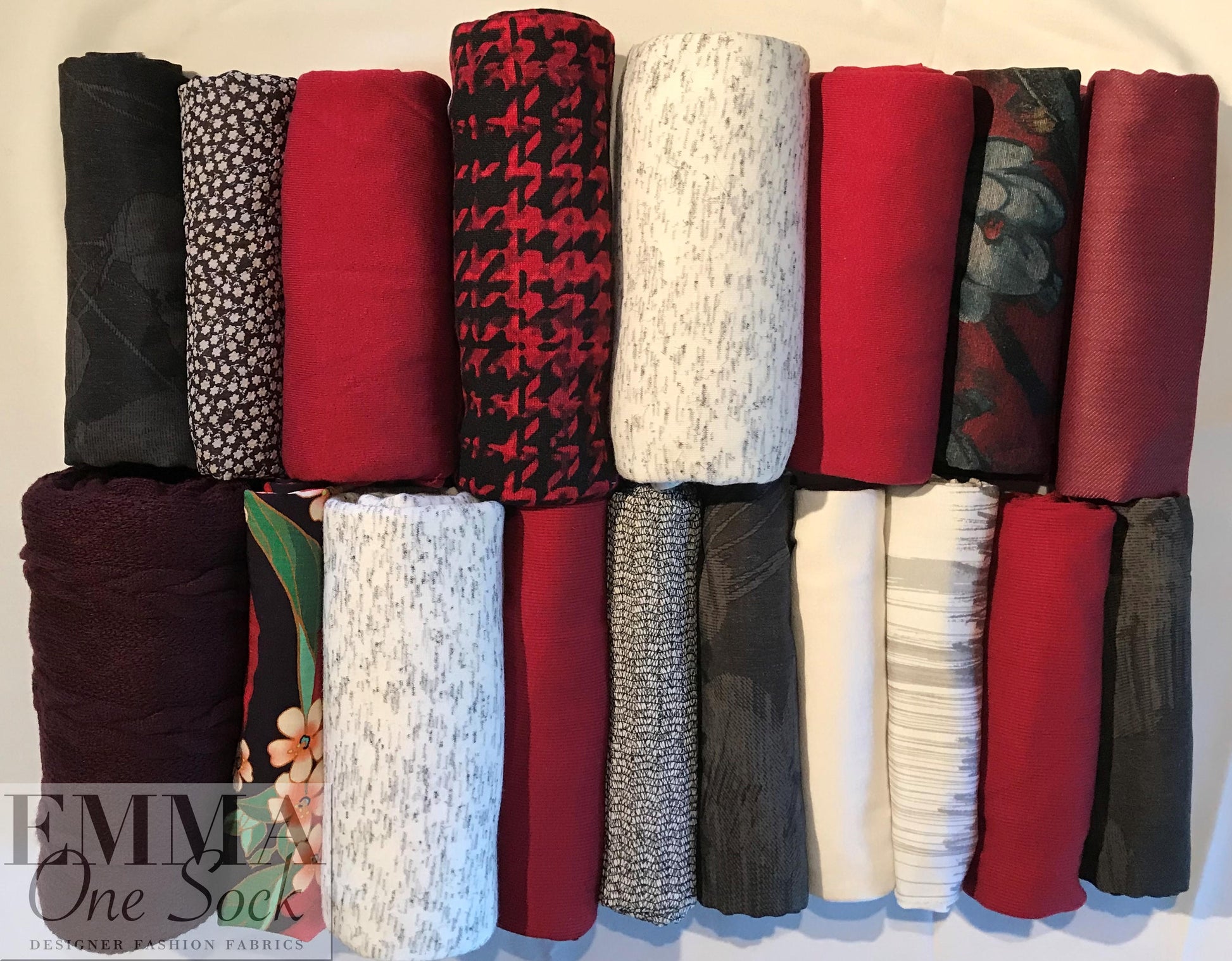 bundle, wine tones, 18 small cuts, 7 lbs