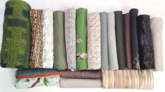 bundle, green/yellow/brown, 19 small cuts, 7 lbs
