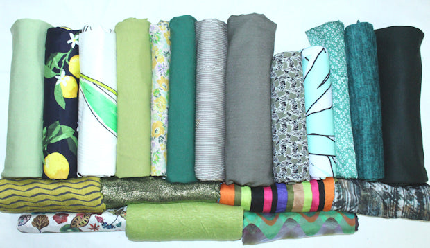 bundle, green, 20 small cuts, 7 lbs