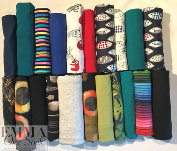 bundle, fun knit prints, 21 small cuts, 7 lbs