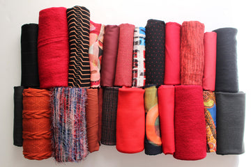 bundle, shades of red, 24 small cuts, 11 lbs