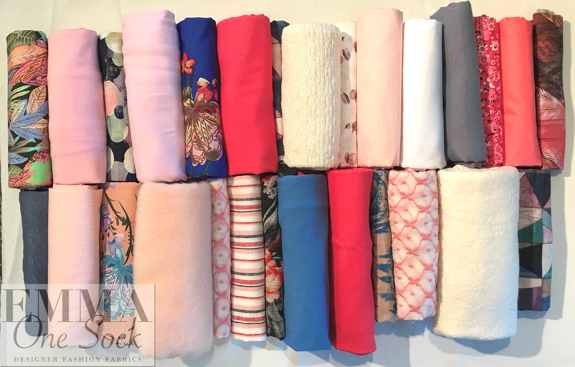 bundle, pinkish tones, 28 small cuts, 8 lbs