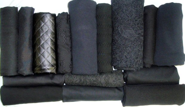 bundle, black fancies, 15 small cuts, 6 lbs