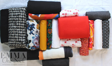 bundle, black/red/golden, 19 small cuts, 6 lbs