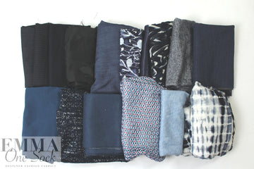 bundle, blues, 23 small cuts, 8 lbs