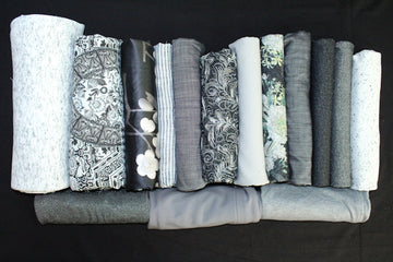 bundle, gray/silver, 15 small cuts, 7 lbs