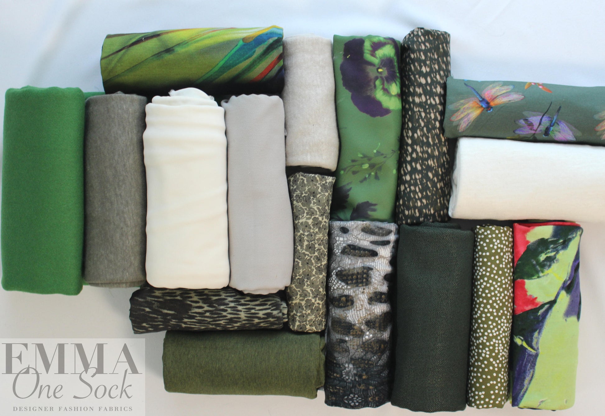 bundle, green, 17 small cuts, 7 lbs