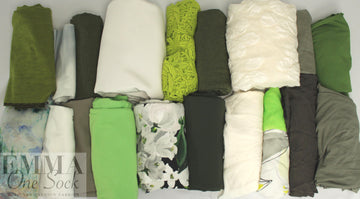 bundle, green/cream, 20 small cuts, 8 lbs