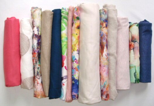 bundle, prized linen collection, 14 small cuts, 5 lbs