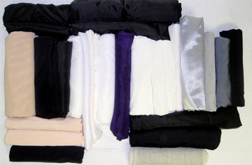 bundle, lining/interfacings, 27 small cuts, 6 lbs