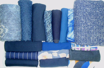 bundle, navy/denim, 18 small cuts, 7 lbs