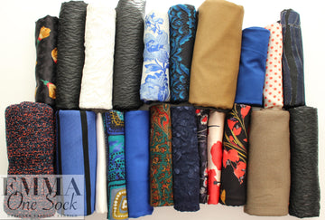bundle, navy/red, 22 small cuts, 7 lbs