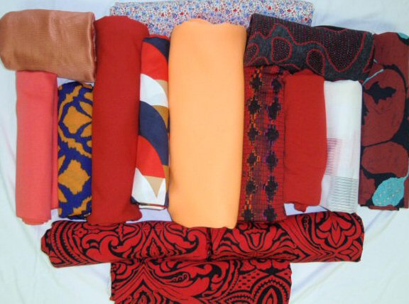 bundle, orange/red, 15 small cuts, 5 lbs