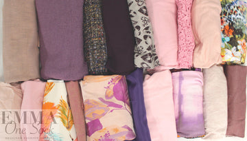 bundle, purple/pink/orange, 22 small cuts, 8 lbs
