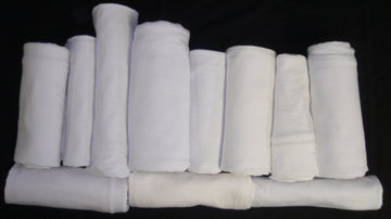 bundle, white 11 oz jersey, 11 pcs, 6 lbs