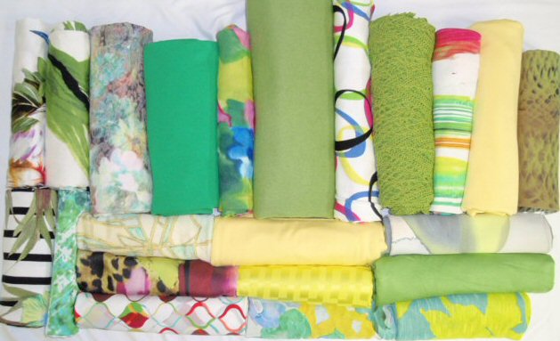 bundle, yellow/green, 22 small cuts, 7 lbs