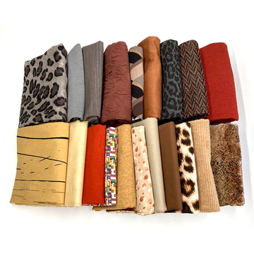 bundle, earth/spice tones, 20 small cuts, 5 lbs
