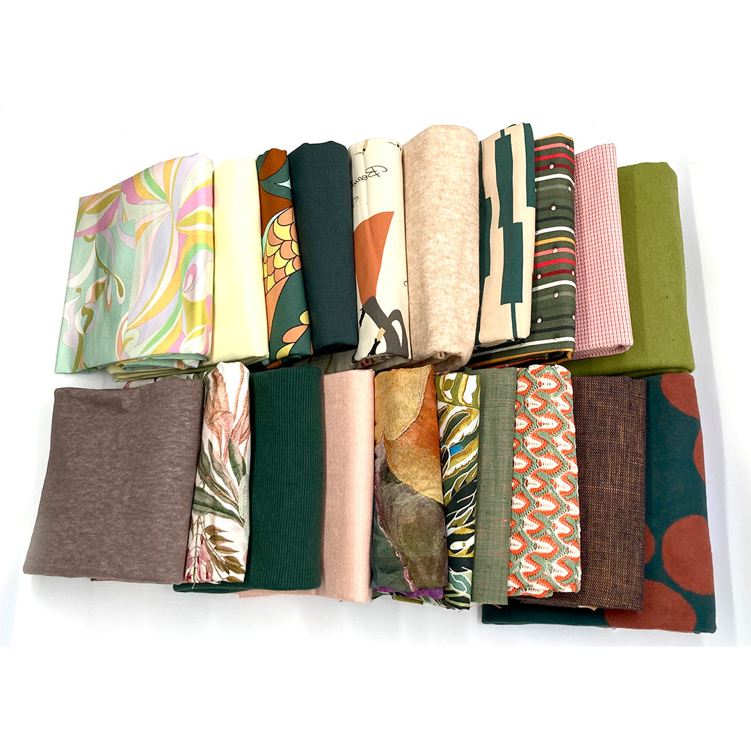 bundle, rose/green, 20 small cuts, 6 lbs
