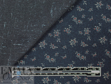 Bur6erry double-sided wool suiting - flowers and dashes 1.75 yd