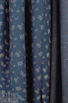 Bur6erry double-sided wool suiting - flowers and dashes 1.75 yd