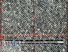Bur6erry luxury wool coating - printed tweedy plaid .875 yds