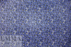 Dutch blue leopard viscose/poly burnout knit Oeko-Tex cert. .5 yds