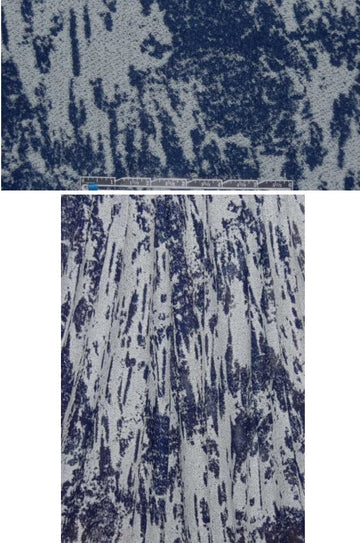 Splendid supima mottled sweater burnout - navy 1.625 yd