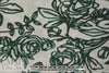 Caroline C0nstas emerald velvet rose burnout