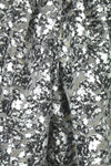 Tah@ri black/white mesh clip weave 1.5 yds