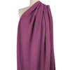 Dutch quilted cable matelasse' knit -plum .875 yds