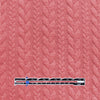 Dutch quilted cable matelasse' knit - coral rose 1.875 yds