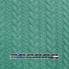 Dutch quilted cable matelasse' knit - cool jade 2 yd