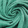 Dutch quilted cable matelasse' knit - cool jade 1.25 yds