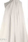 quilted cable matelasse' knit - creamy white
